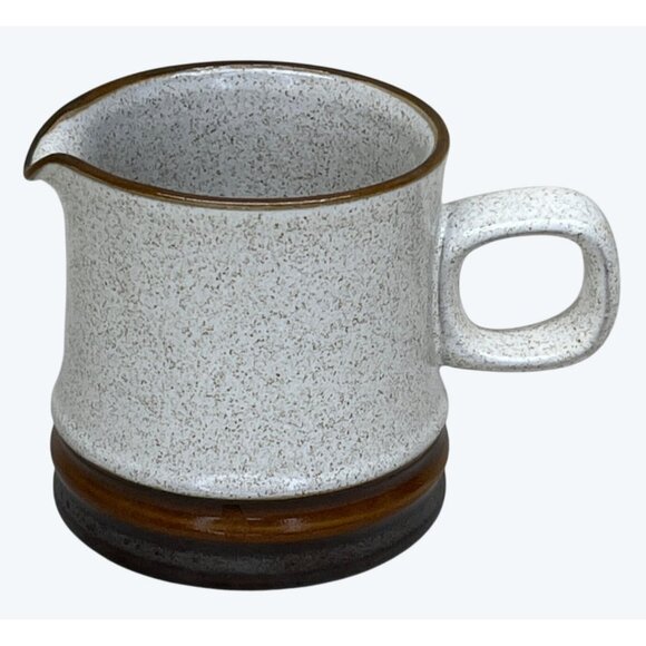 Denby Langley Stoneware Red Rust Potters Wheel Sugar & Creamer Set England - Picture 4 of 9